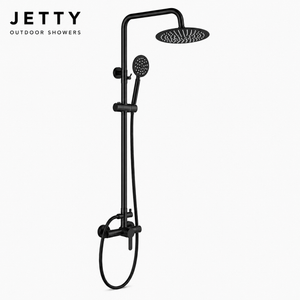 8" Matte Black Outdoor Shower Head