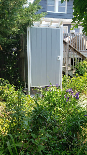 Single Outdoor Shower Kit Enclosure