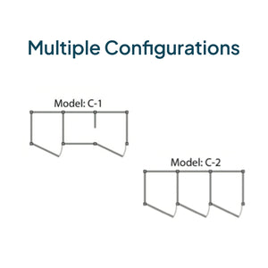Triple Outdoor Shower Kit Enclosure